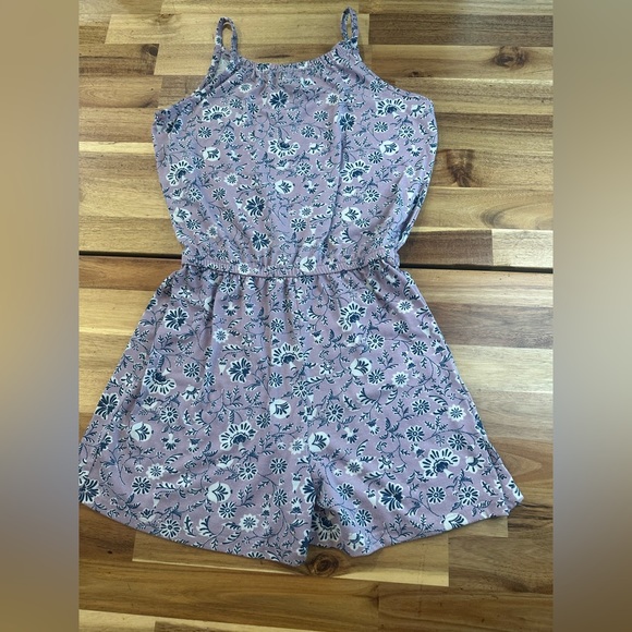 Wonder Nation Girls Sleeveless One-Piece Romper| Size L (10/12) - Picture 2 of 4